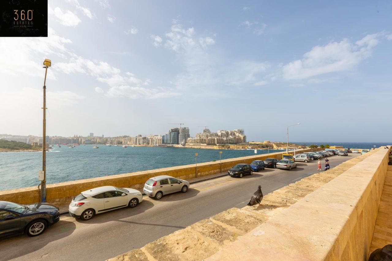 Seafront - Top Location, Top Floor With Wifi & Ac By 360 Estates Valletta Luaran gambar